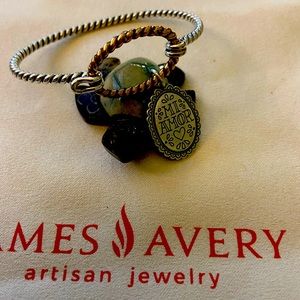 James Avery changeable charm bracelet